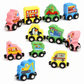 🖤Black Friday -huippualennus –50 %♟️Magneettinen Montessori-numerojuna puusta – opettavainen laskemislelu, täydellinen lahja taaperoille, pojille ja tytöille🚂