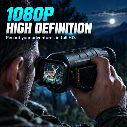 ✨Ilmainen toimitus koko valikoimaan - 1080p HD -yönäkökaukoputki – 16-kertainen digitaalinen zoom ulkoiluseikkailuihin ja luonnon tarkkailuun