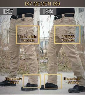 ?Neues Produkt?Taktische wasserdichte Hosen Herren Outdoor IX7/ IX9-9